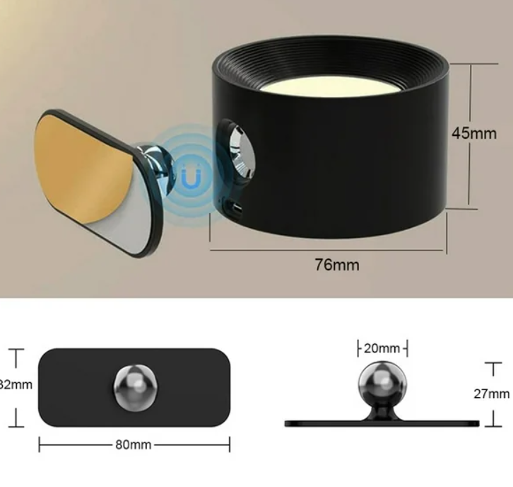 Lámpara Led Magnetica 3 Temperaturas