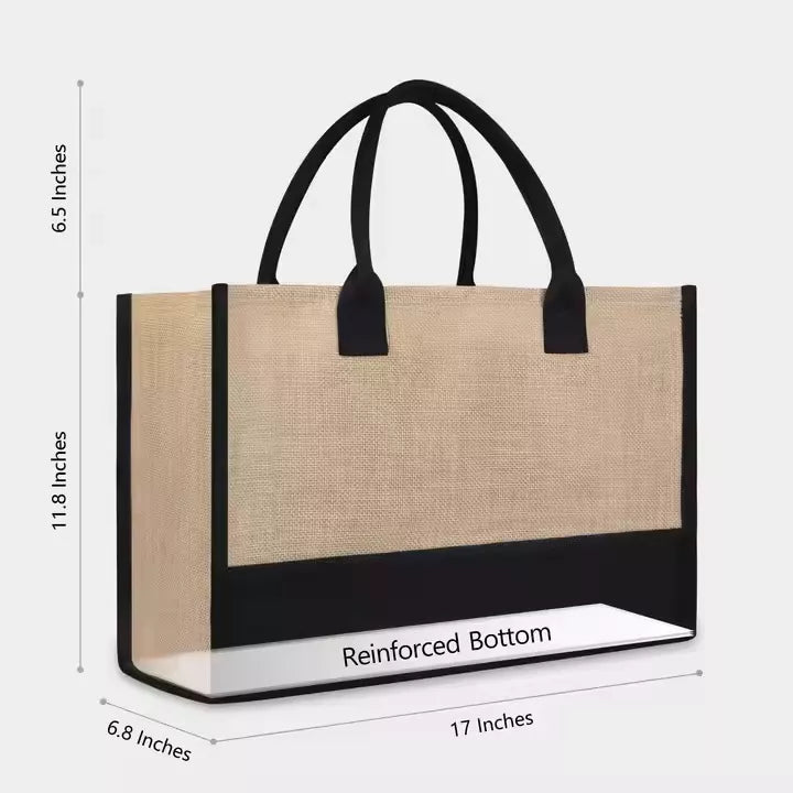 Bolso Yute De Playa Para Mujer