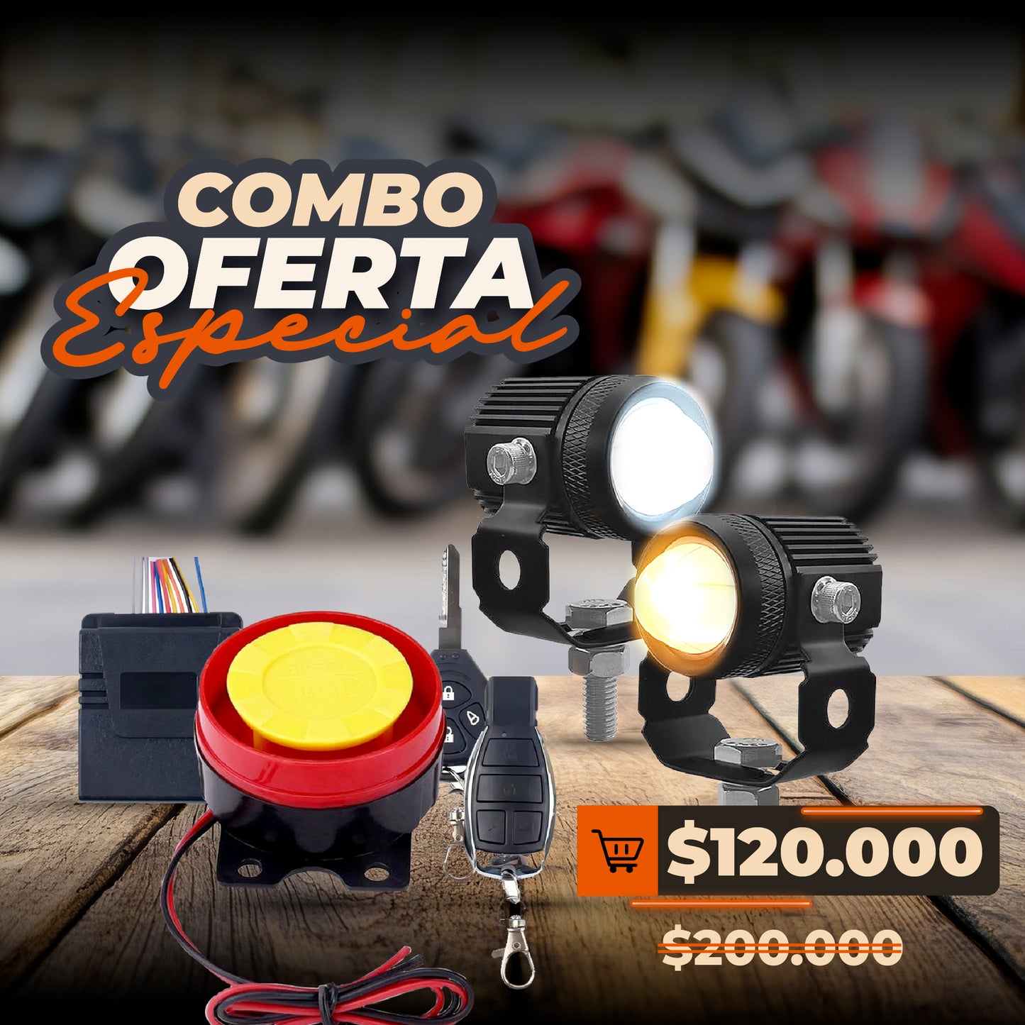 Combo Motocicleta