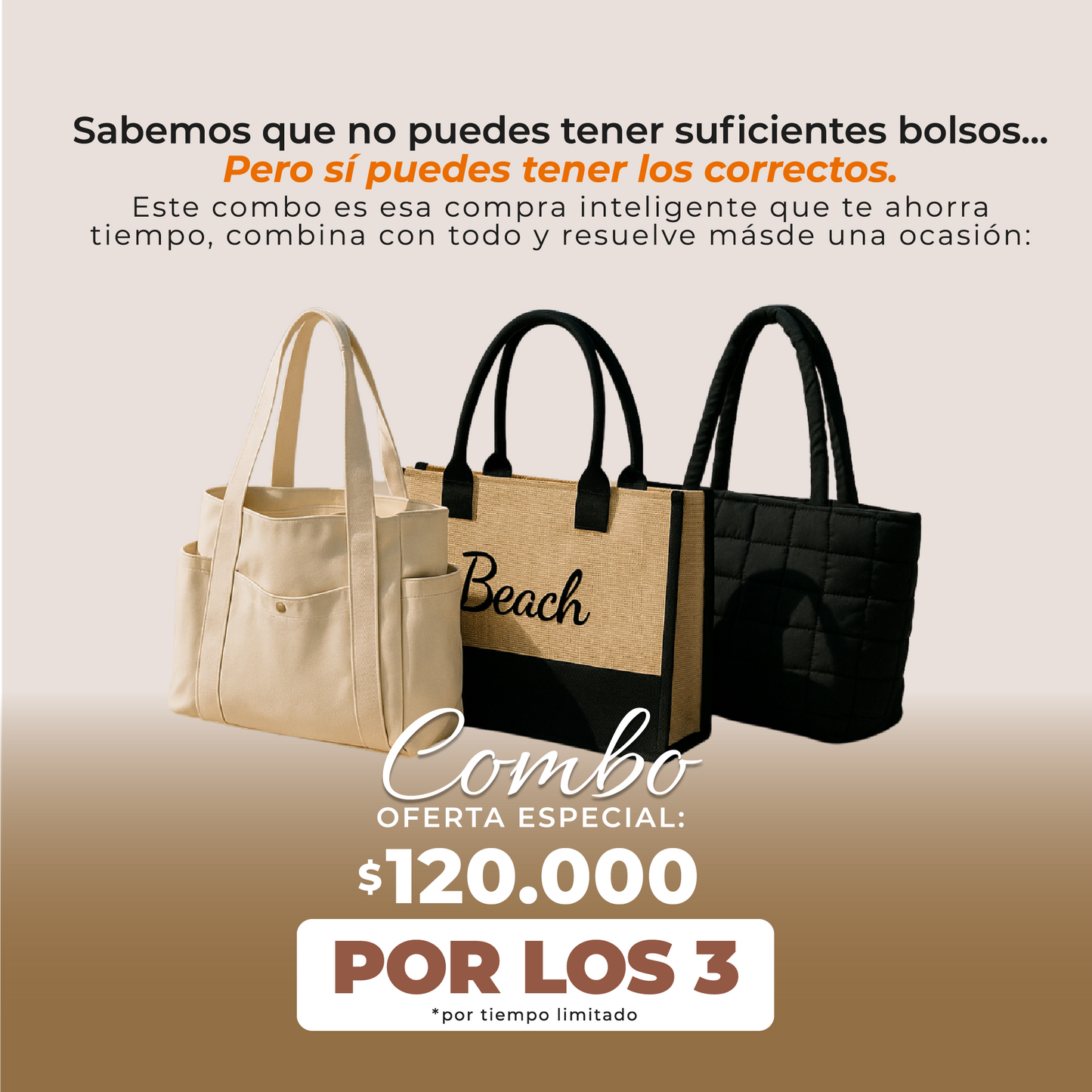 Combo Bolsos Luxury