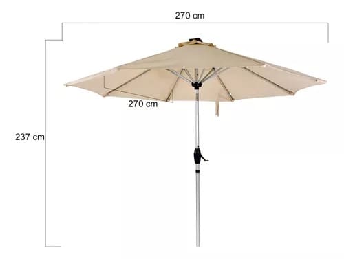 Sombrilla 2.7 m LED beige Sombrilla exterior LED beige
Sombrilla con luces LED para jardín Sombrilla con panel solar beige Sombrilla con iluminación LED 2.7 m Sombrilla para terraza beige Sombrilla impermeable LED beige Sombrilla inclinable con LED Sombrilla de jardín 2.7 m LED Sombrilla para exteriores con luz solar
Sombrilla beige con luces LED Sombrilla de playa LED beige Sombrilla de patio 2.7 m beige Sombrilla con filtro UV y LED Sombrilla de acero y poliéster beige

